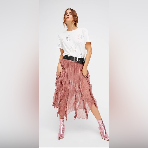 FREE PEOPLE FOLLOW ME SKIRT SIZE 2 small - Picture 7 of 9